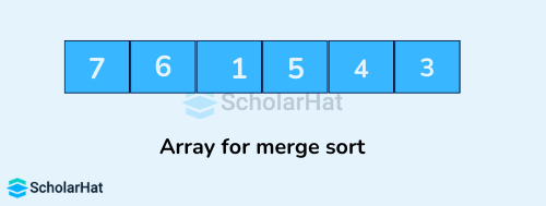 Array for merge sort